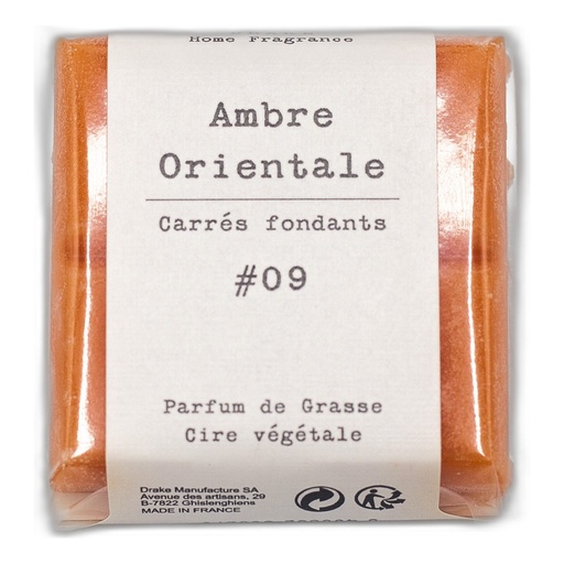 [BPP48-AMB] Carré fondant cire végétale – Ambre