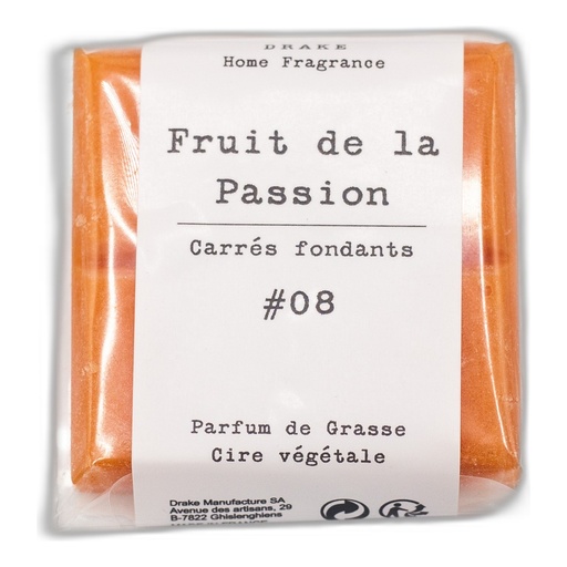 [BPP48-FRE] Carré fondant cire végétale - Fruit de la Passion