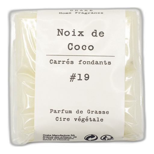 [BPP48-NOC] Carré fondant cire végétale– Noix de Coco