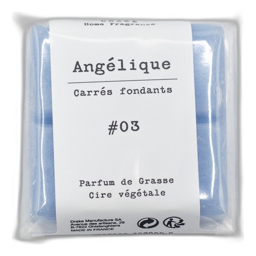 Carré fondant cire végétale– Angélique