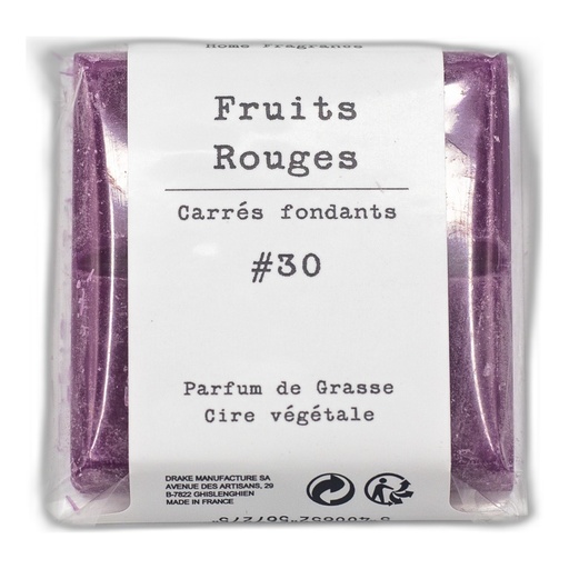 [BPP48-FRG] Carré fondant cire végétale - Fruits Rouges