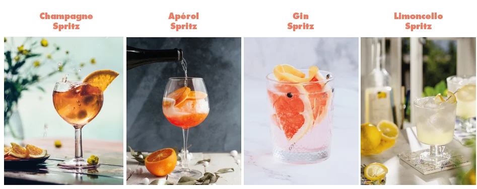 8 recettes de Spritz