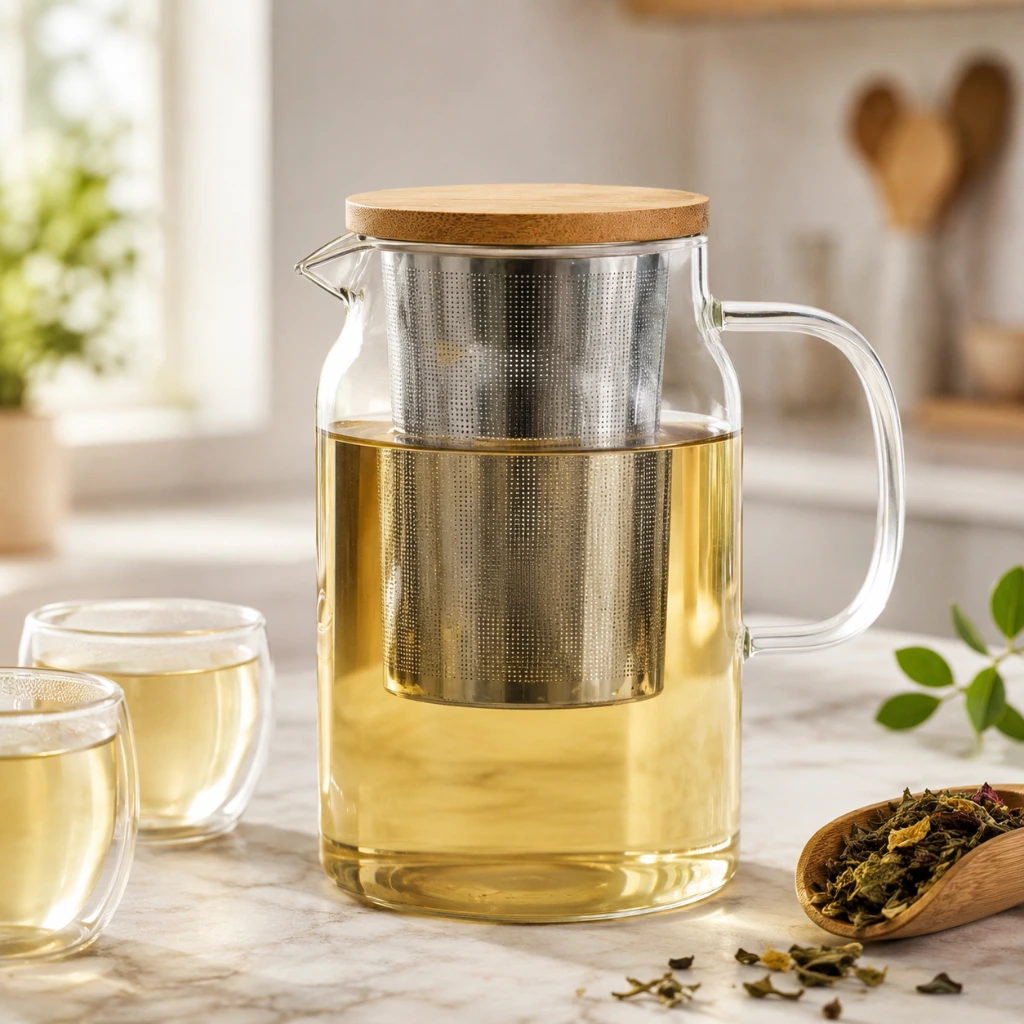 Théière en Verre 90cl - Terra Nature2.webp