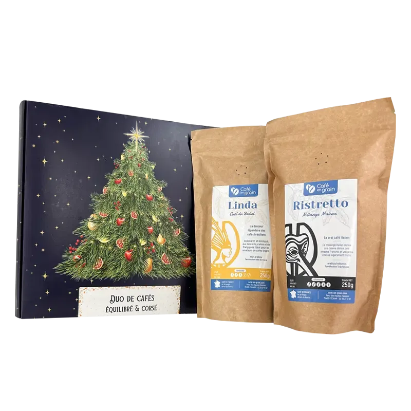 [010570] Coffret Signature Café (Duo de Cafés - Vert-Tiges, Café en grain).webp