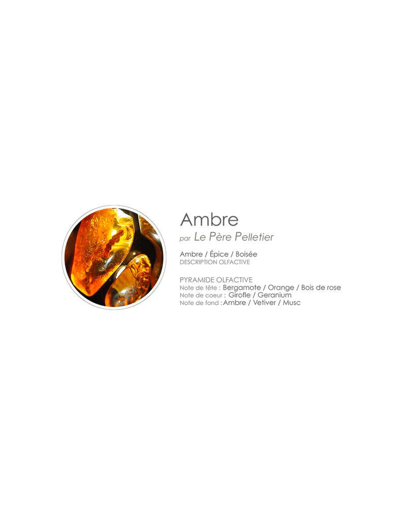 Bougie boîte alu - Ambre