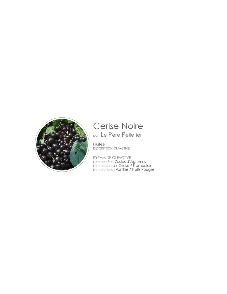 Bougie boîte alu - Cerise noire