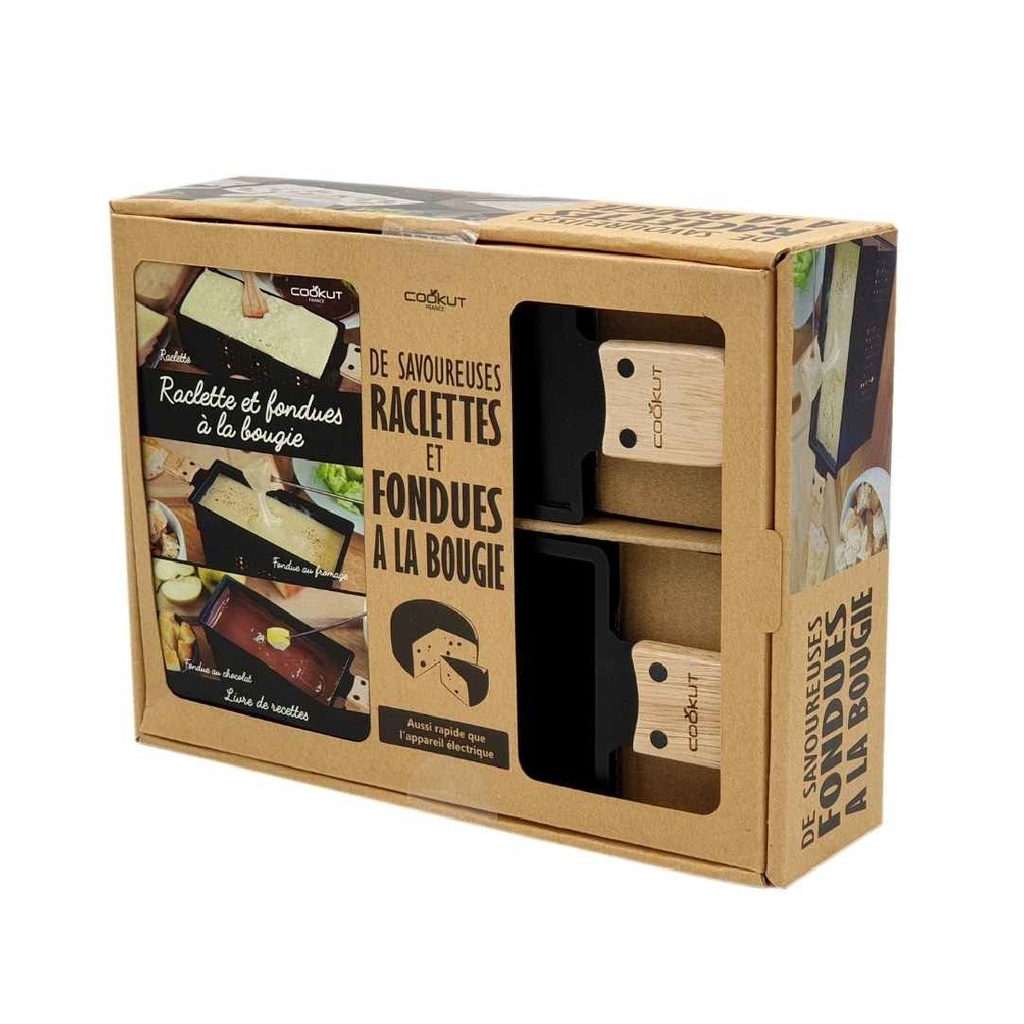 Coffret fondues et raclette à la bougie