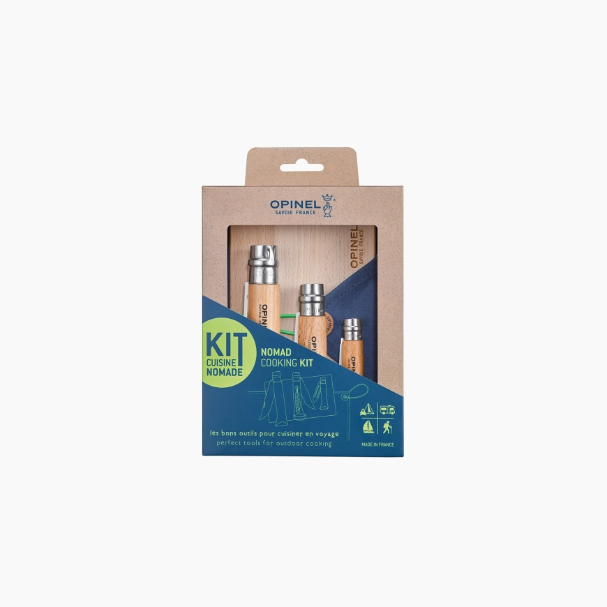 [2177] Kit cuisine nomade avec n°10 tire-bouchon Décapsuleur - Opinel