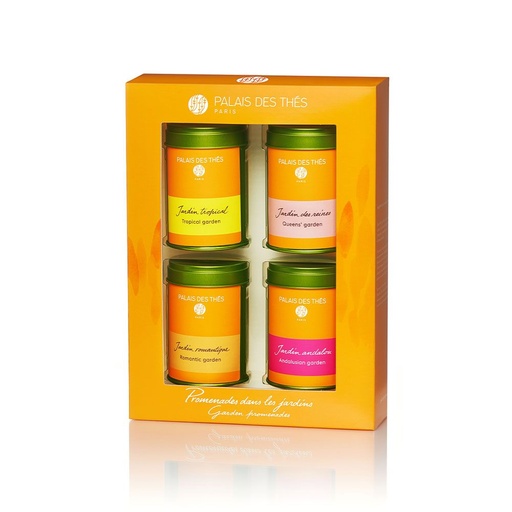 [300095] Coffret 4 miniatures -dans les jardins - Palais des thés