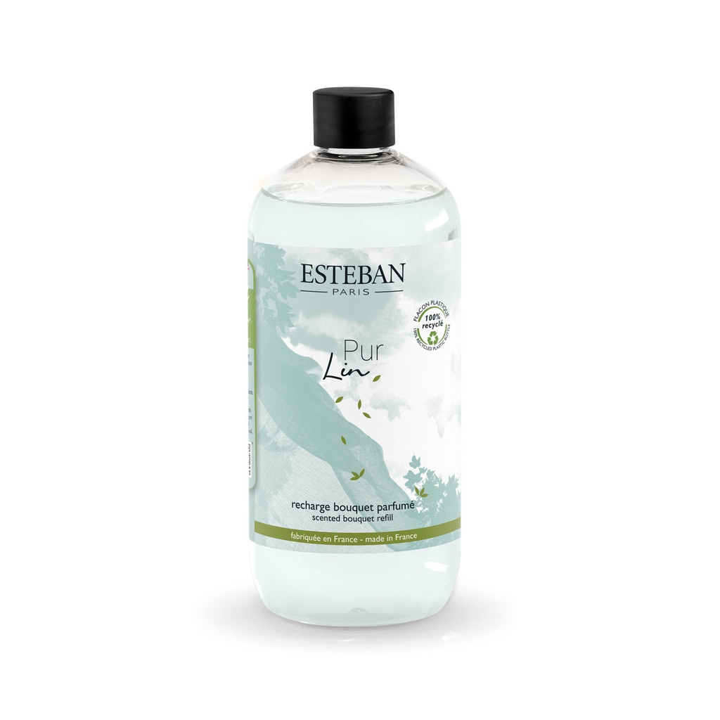 [LIN-005] Recharge de parfum pour bouquet pur lin - Esteban (500 ml)