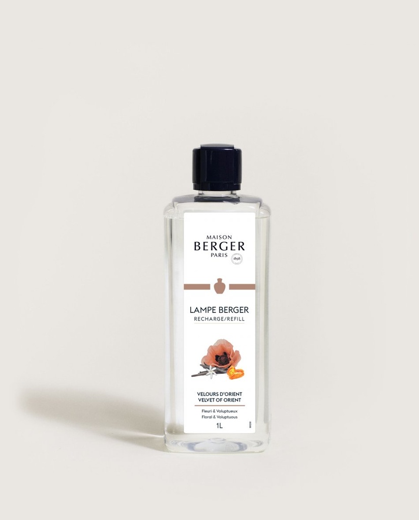 [116107] Recharge lampe Berger velours d'orient - Maison Berger (1 litre)