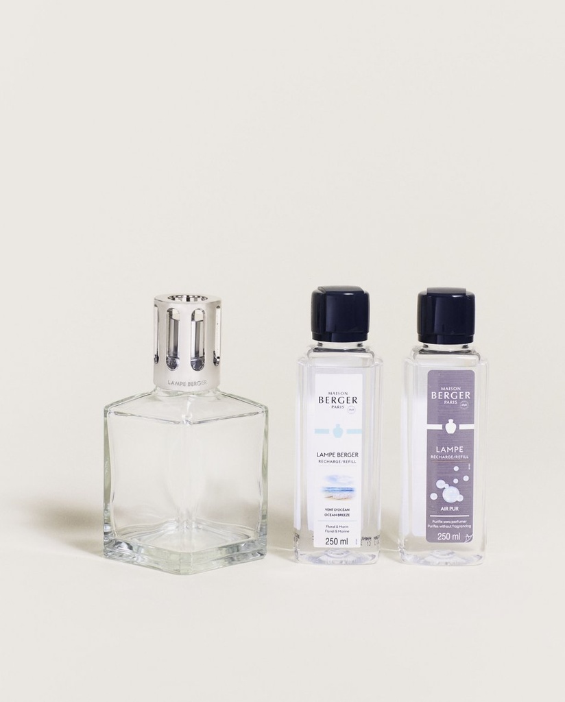 Coffret lampe Berger essentielle carrée