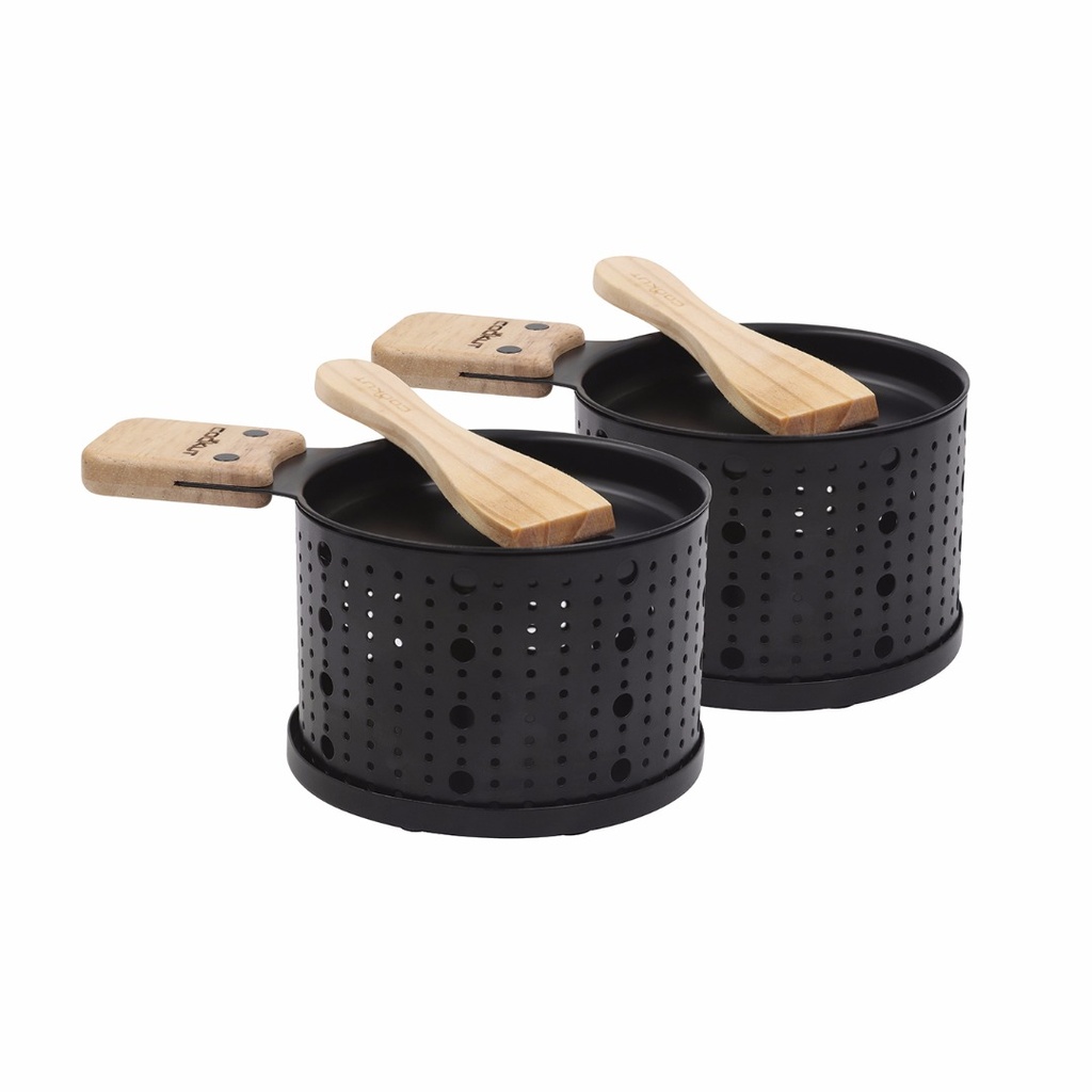Appareil à raclette à la bougie pour 2 personnes