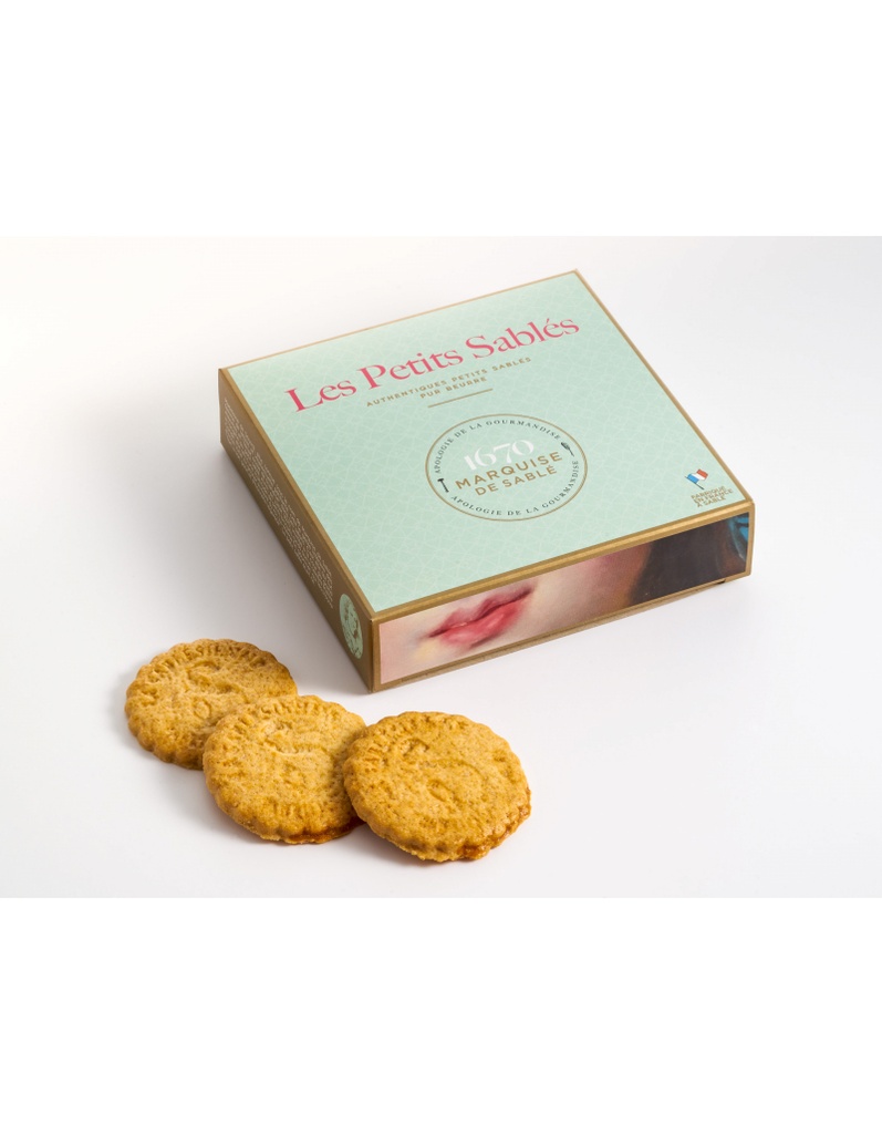 [F1SNA172] Biscuits sablés nature pur beurre - La Sablésienne