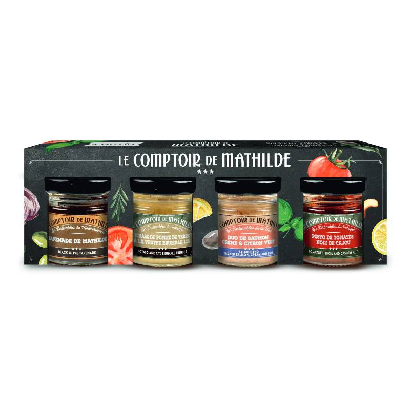 Les Mathildettes salées, 4 tartinables salés