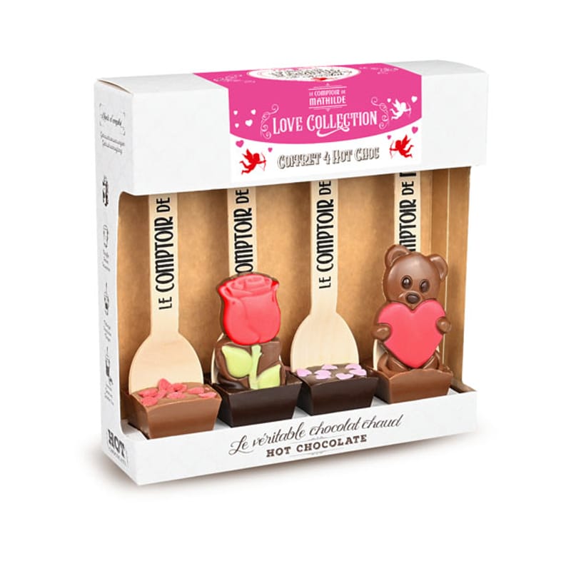 Coffret 4 Hot Chocolate Love Collection