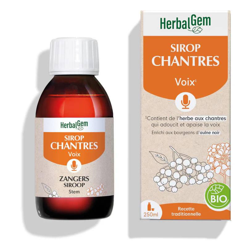 [020336] Sirop Chantres Voix enrouée - Bio- Herbalgem