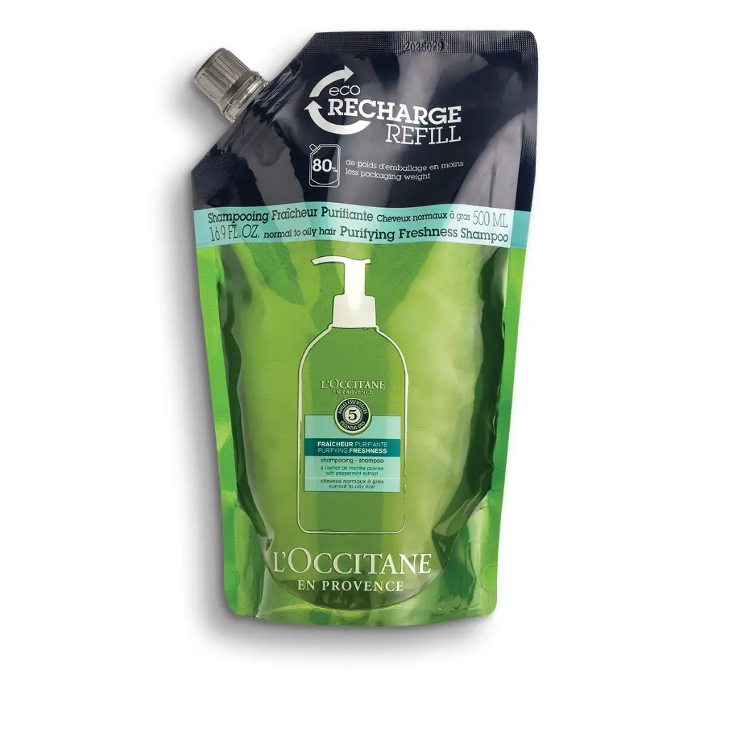 [17RS500P19] Eco-recharge Shampoing Fraicheur Purifiante - L'Occitane