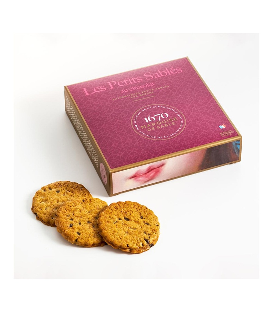 [F1SPC46] Biscuits sablés aux pépites de chocolat - La Sablésienne