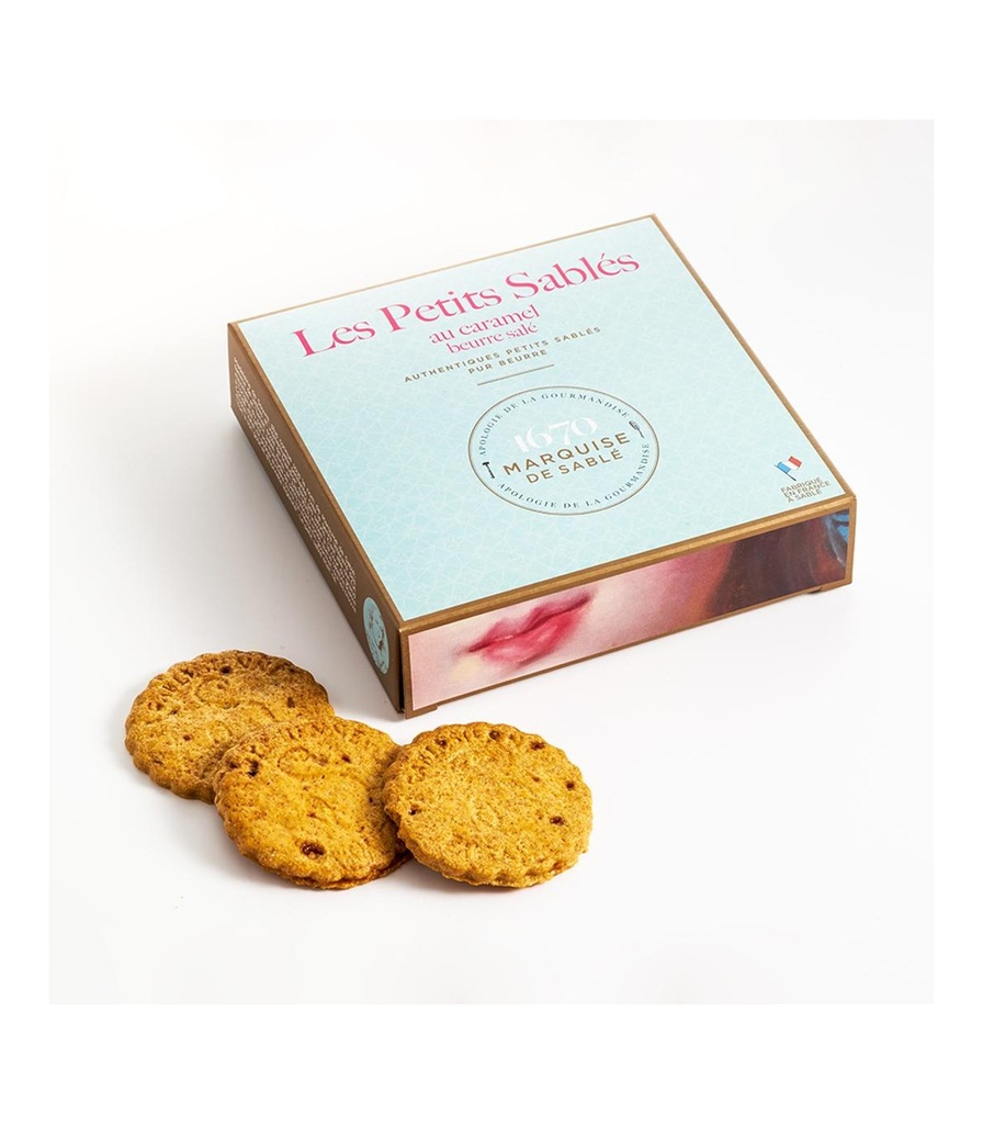 [F1SCA45] Biscuits sablés aux pépites de caramel beurre salé - La Sablésienne