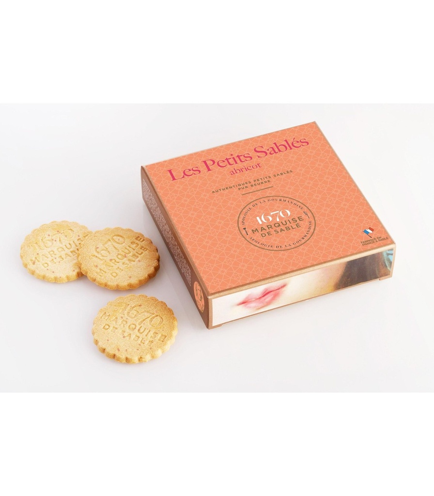 [F1SAB08] Biscuits sablés pépites d'abricot - La Sablésienne