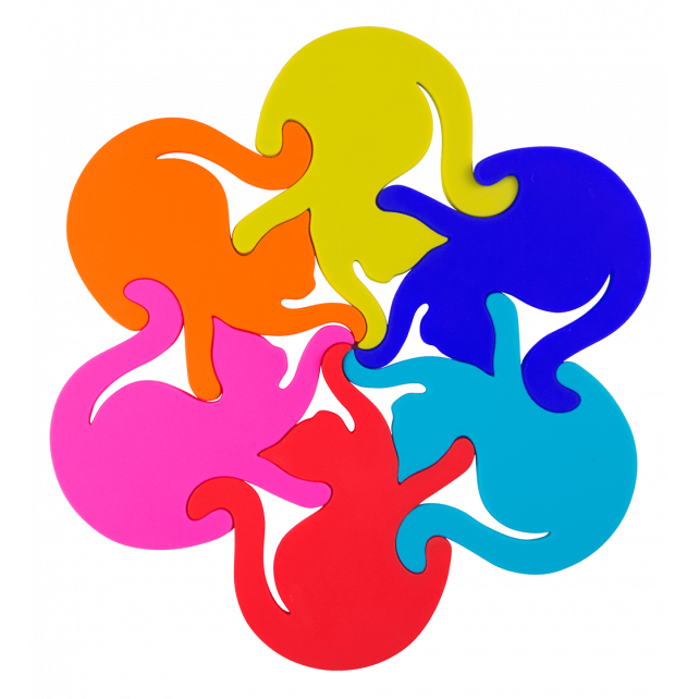 [SGM MULTI] Dessous de plat - Entrechats- Pylones  (multicolore)