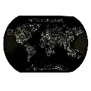 Carte du monde à colorier à la craie - Country Casa