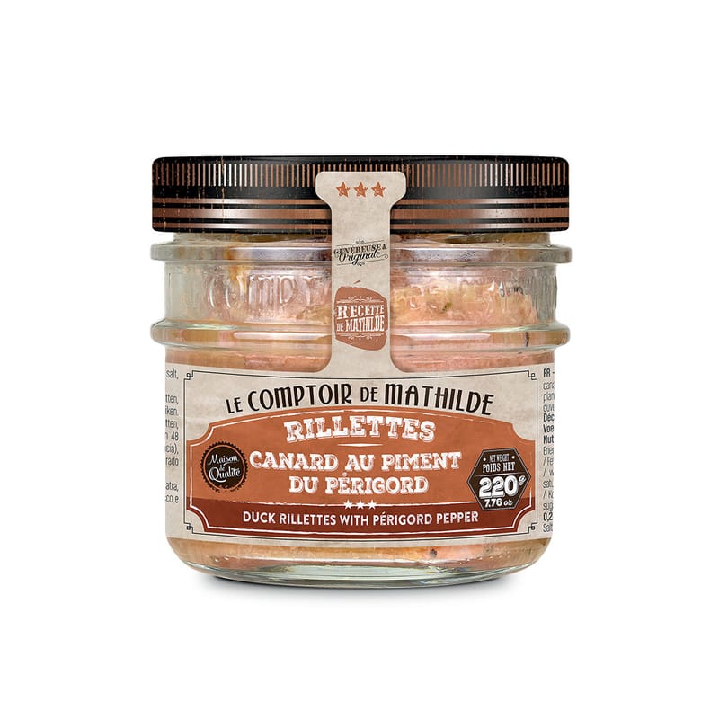 Rillettes De Canard Au Piment Du Périgord - Le Comptoir de Mathilde