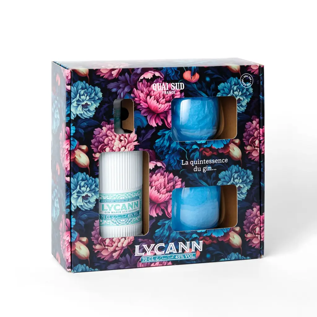 [1GIMARI45CF] Coffret Gin - Quai sud (Marin aux algues)
