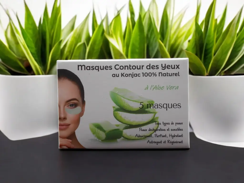 Masque contour des yeux à l'Aloé Vera - Sunchine