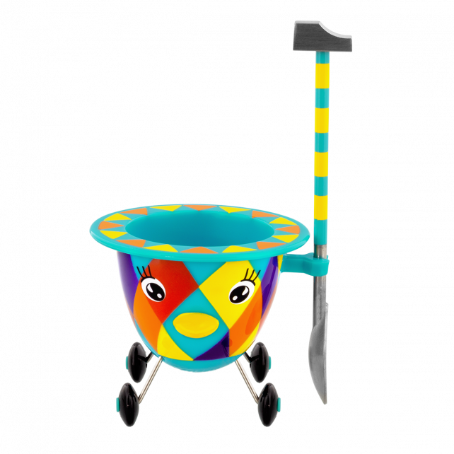 Coquetier design - Cocotte - Pylones (arlequin)