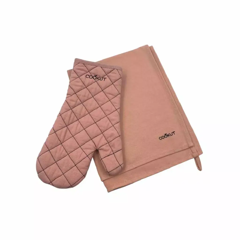 [MJGTRO-1022] Gant et torchon - Cookut (Guimauve)