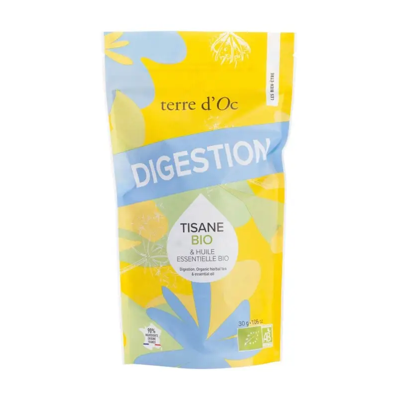Tisane Digestion et Huile Essentielle BIO - Terre d'Oc