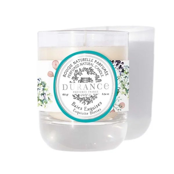 [005410] Bougie Parfumée Naturelle - Durance (Baies Exquises)