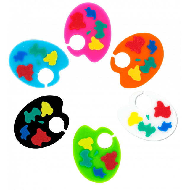 Set de 6 marqueurs de verre - Apéro Palette -Pylones