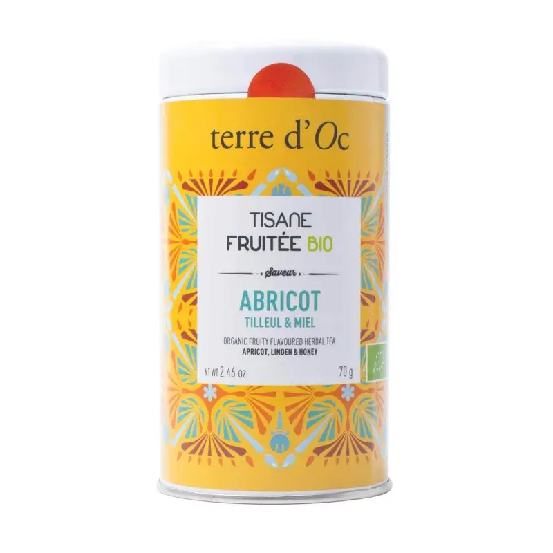 Tisane Abricot Tilleul Miel - Terre d' Oc