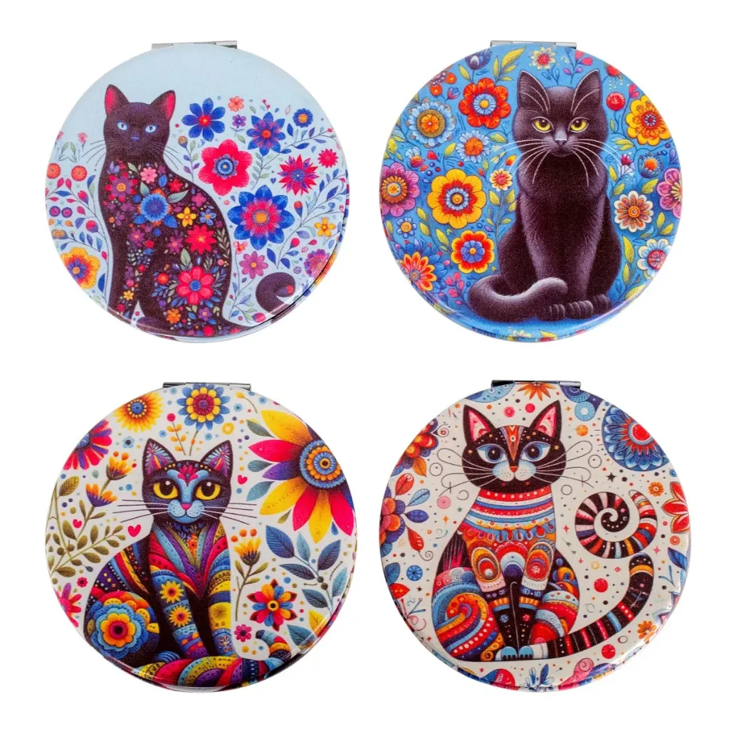 Miroir de poche Chat - Signes Grimalt