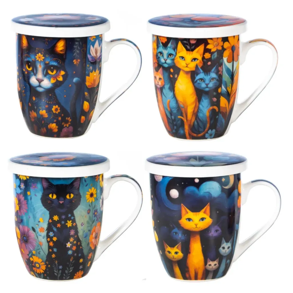 [36947] Tasse Chat avec Filtre - Signes Grimalt  