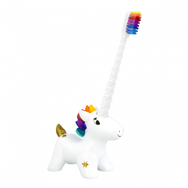 Porte brosse à dents et Brosse à dents - Unicornsmile - Pylones