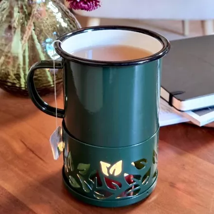 [MUGVE] Mug chauffant café et thé - Cookut (Vert)