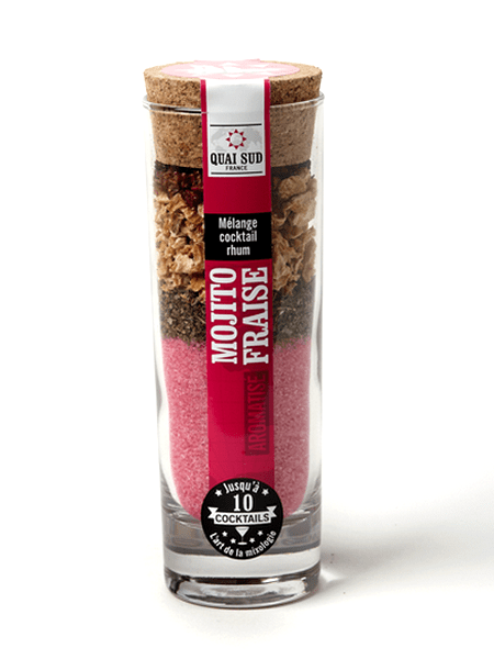 Mélange Pour Préparation Cocktail - Quai Sud (Mojito Fraise)