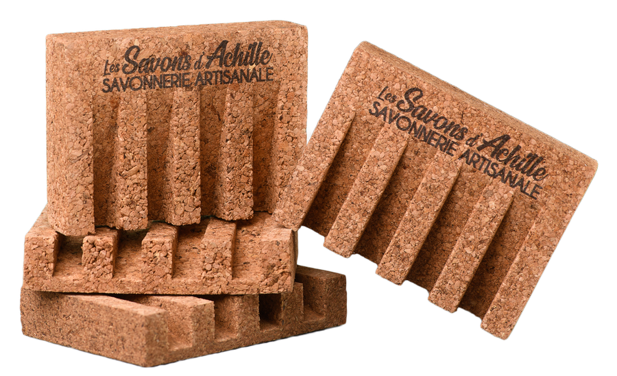 Porte-savon en liège - Les Savons d'Achille