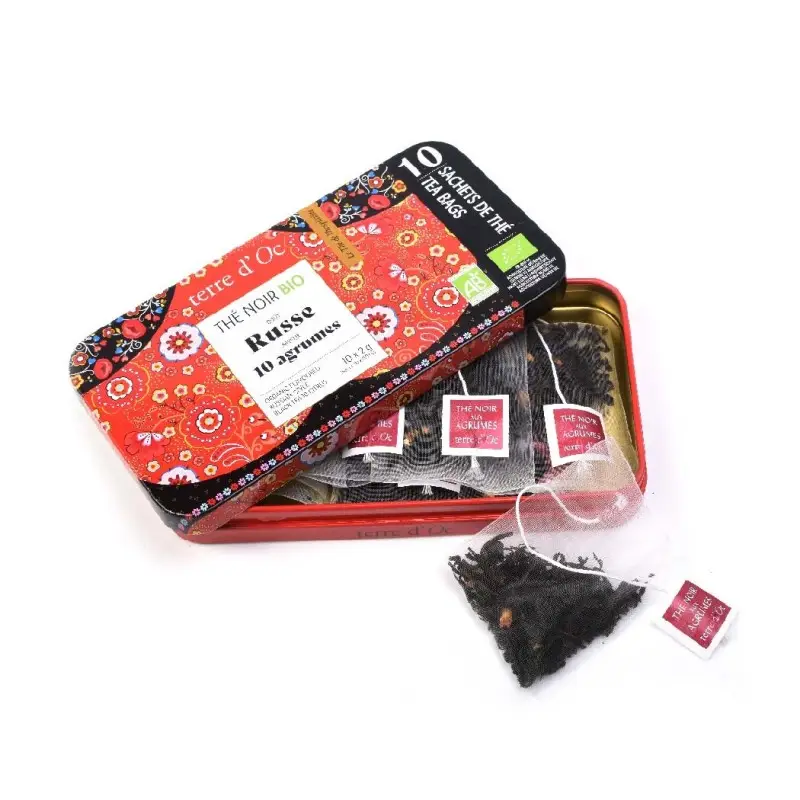 Goût russe 10 agrumes thé noir bio- Terre d'Oc  