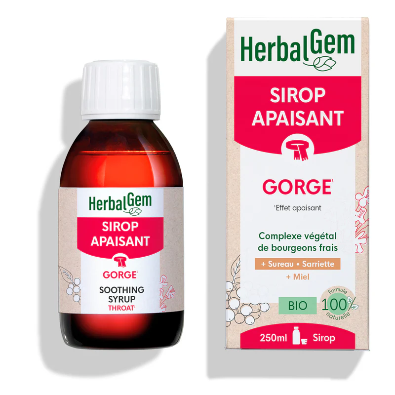 Sirop Apaisant Gorge - Bio - Herbalgem