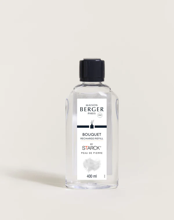 [006813] Recharge bouquet parfumé Maison Berger Paris by Starck Peau de Pierre 400ml
