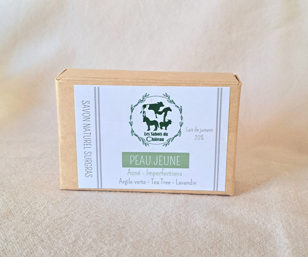 Savon peau jeune à imperfections - Les sabots du château