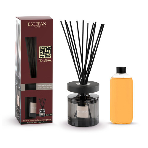 Bouquet parfumé Ellipse Teck & Tonka - Esteban