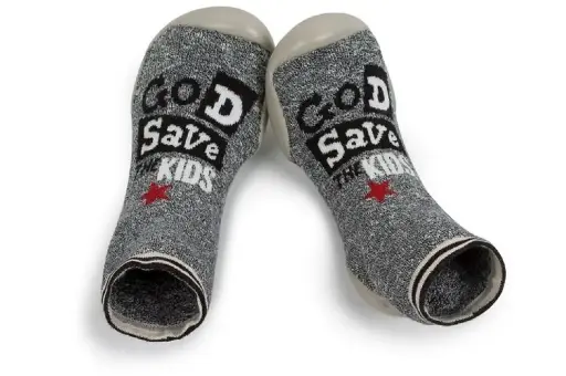 Chausson espadrilles God save the Kids - Collégien