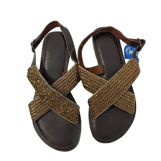 [25605B] Sandales en cuir perle marron - Signes Grimalt  (38)