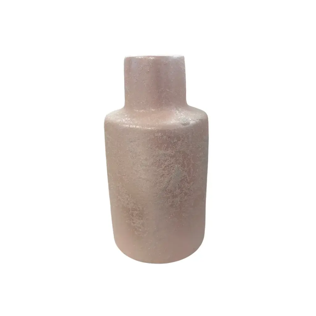 [705464] Vase rose effet sucre - Formano